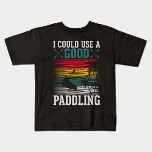 i could use a good paddling Kids T-Shirt